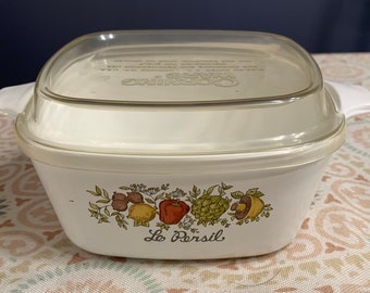 Corning Ware Spice Of Life Small Casserole with Lid Le Persil