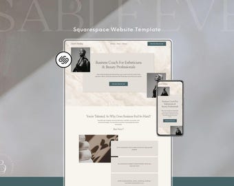 Squarespace Website Design for Coach, Business Coaching Services