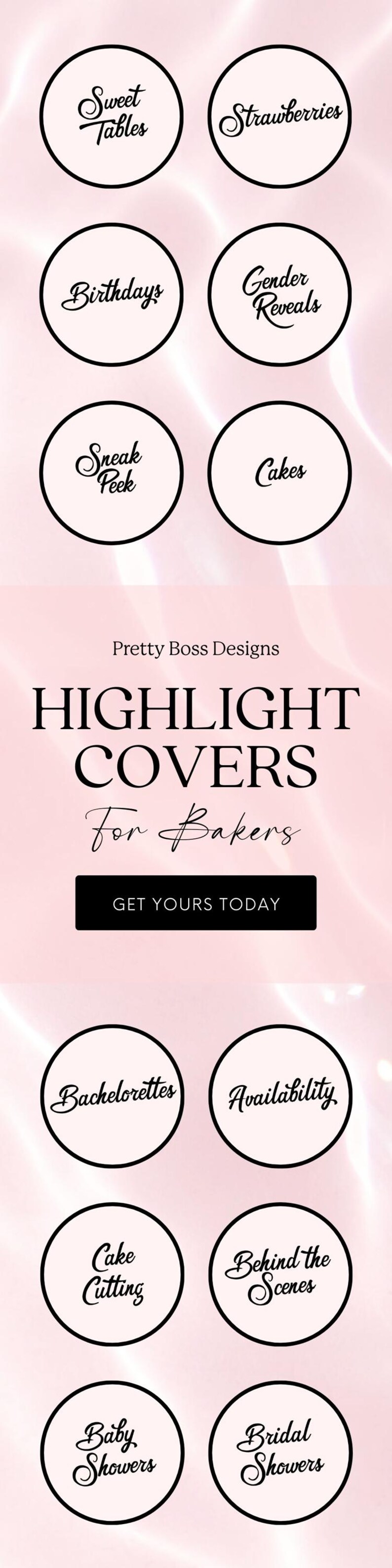 Baking Story Highlight Covers for Instagram