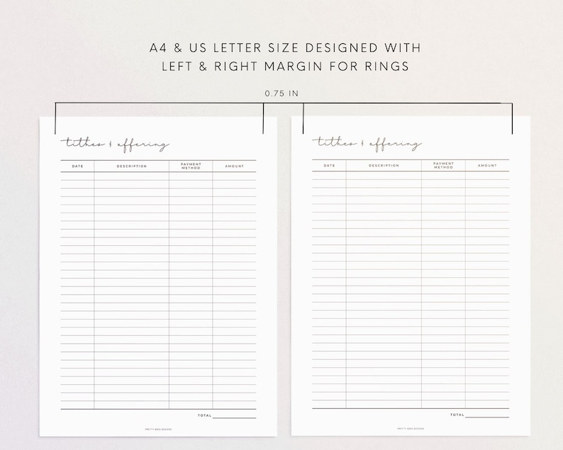 Tithes And Offering Tracker Printable Tithes Log A5 Planner Etsy Israel Tithes And Offering Tracker Printable Tithes Log A5 Planner Etsy Israel