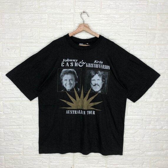 Vintage Johnny Cash & Kris Kristoffersen Band T-sh