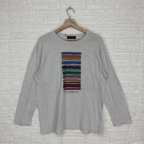 Vintage YvesSaintLaurent YSL Longsleeve T Shirt M