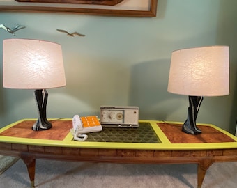 Matching Chalkware Lamps
