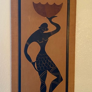 Vintage Mid Century House of Ran Su Art