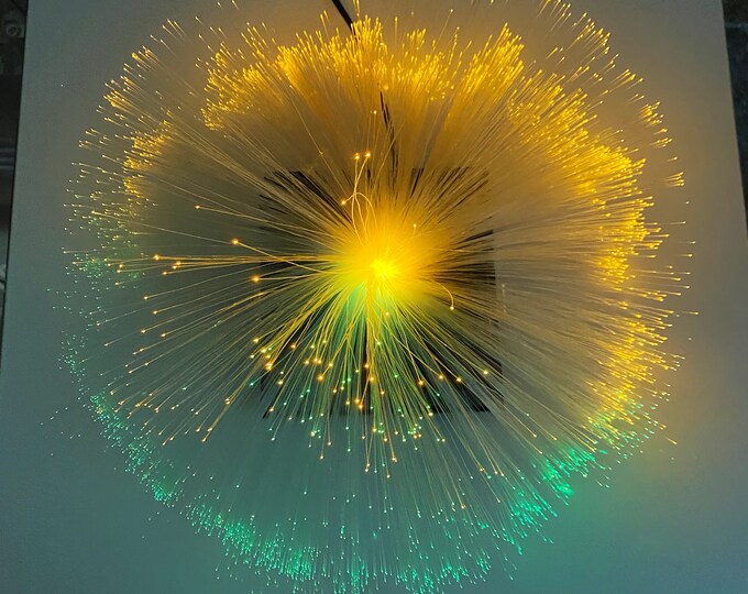 Vintage Fiber Optic Lamp Etsy