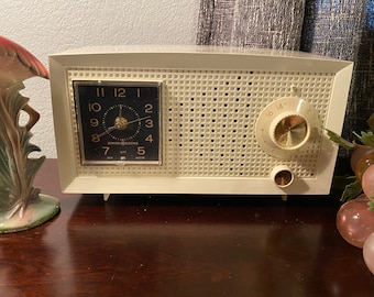 Vintage General Electric Radio converted to a Bluetooth installed - Google “alexa”