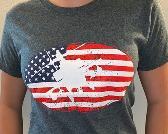 Frauen Apache Hubschrauber Shirt