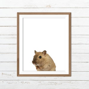 Mouse print, mouse wall art, nursery animal print