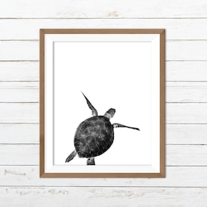 Sea turtle print, sea turtle wall art, sea turtle wall decor