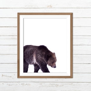 Bear print, bear printable, forest print