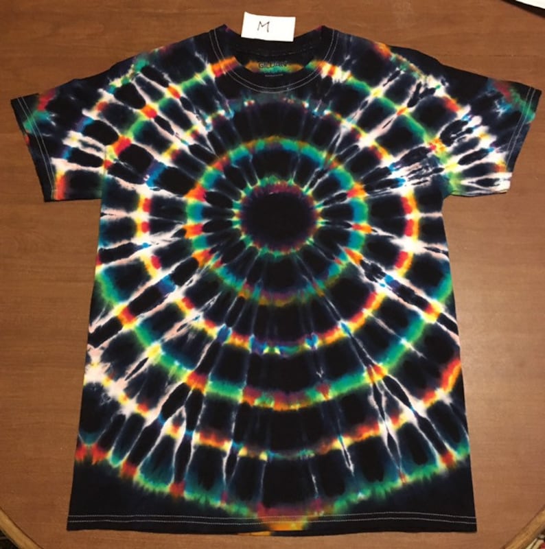 galaxy tie dye black shirt