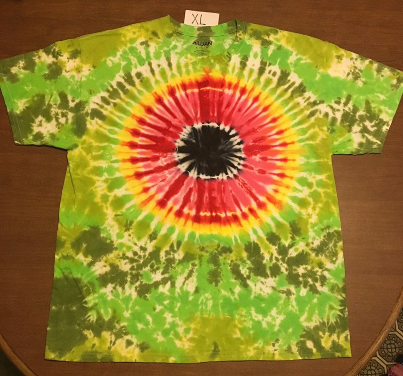 Sunflower tie dye tshirt Handmade tie dye sunflower shirt