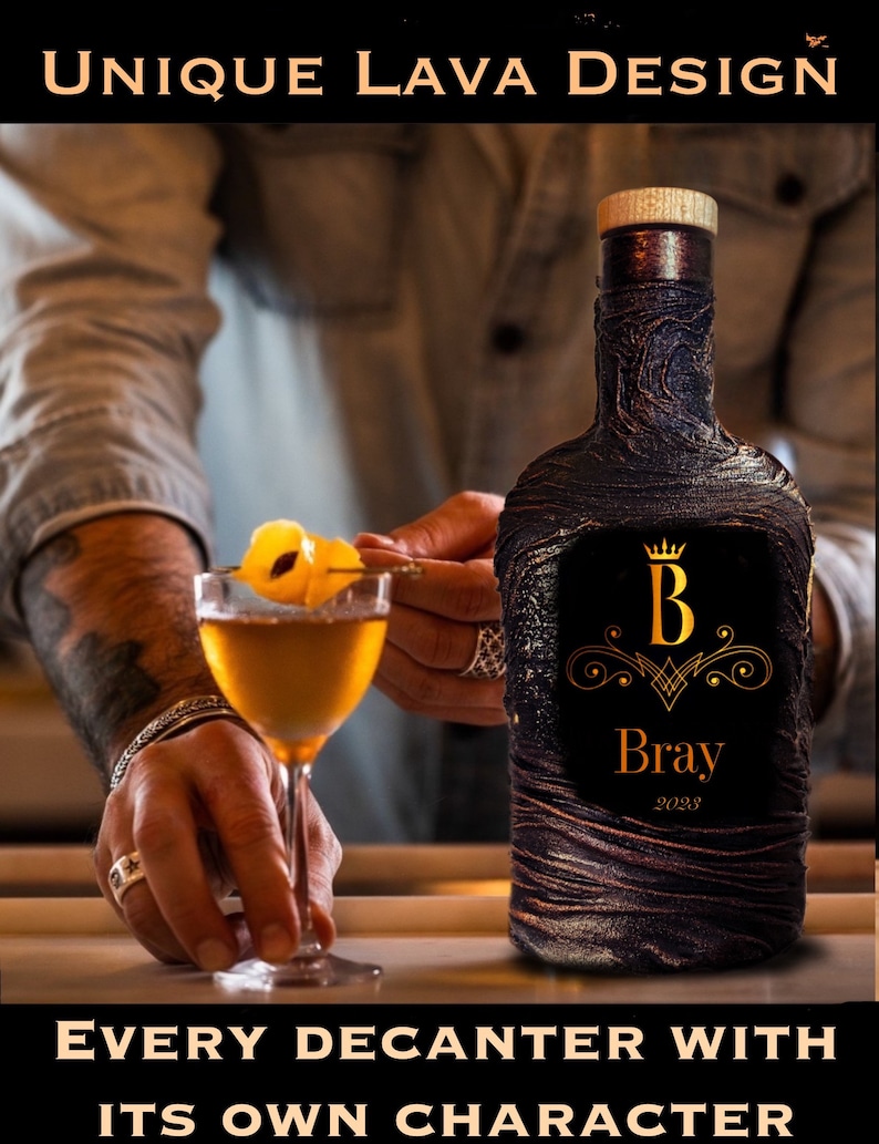 LavaDecanter Whiskey Decanter - Thumbnail 4