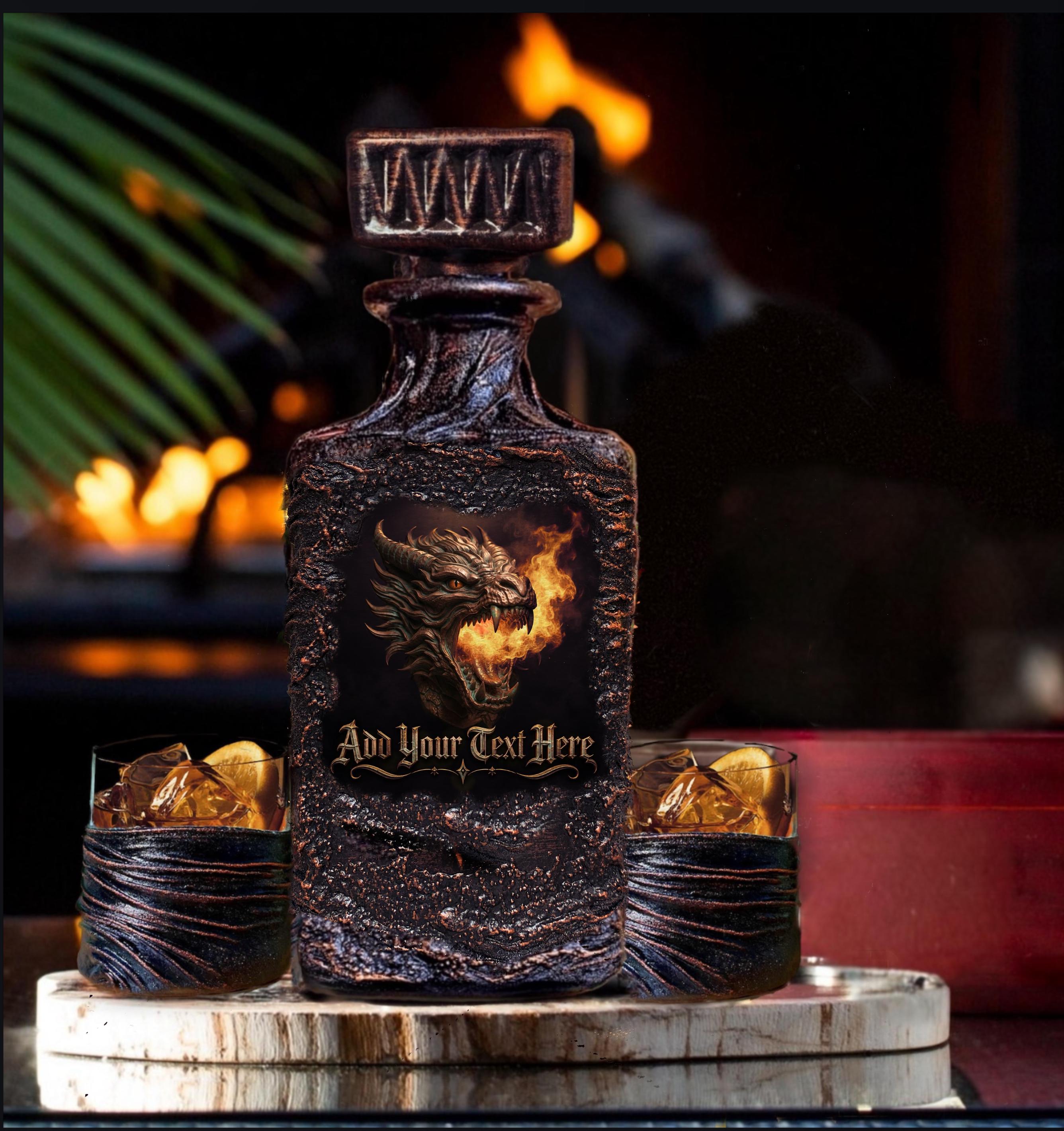 ドラゴン型ボトル ブランデー 750ml Dragon Liquor Bottle - Etsy