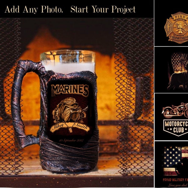 Military Beer Mug Etsy