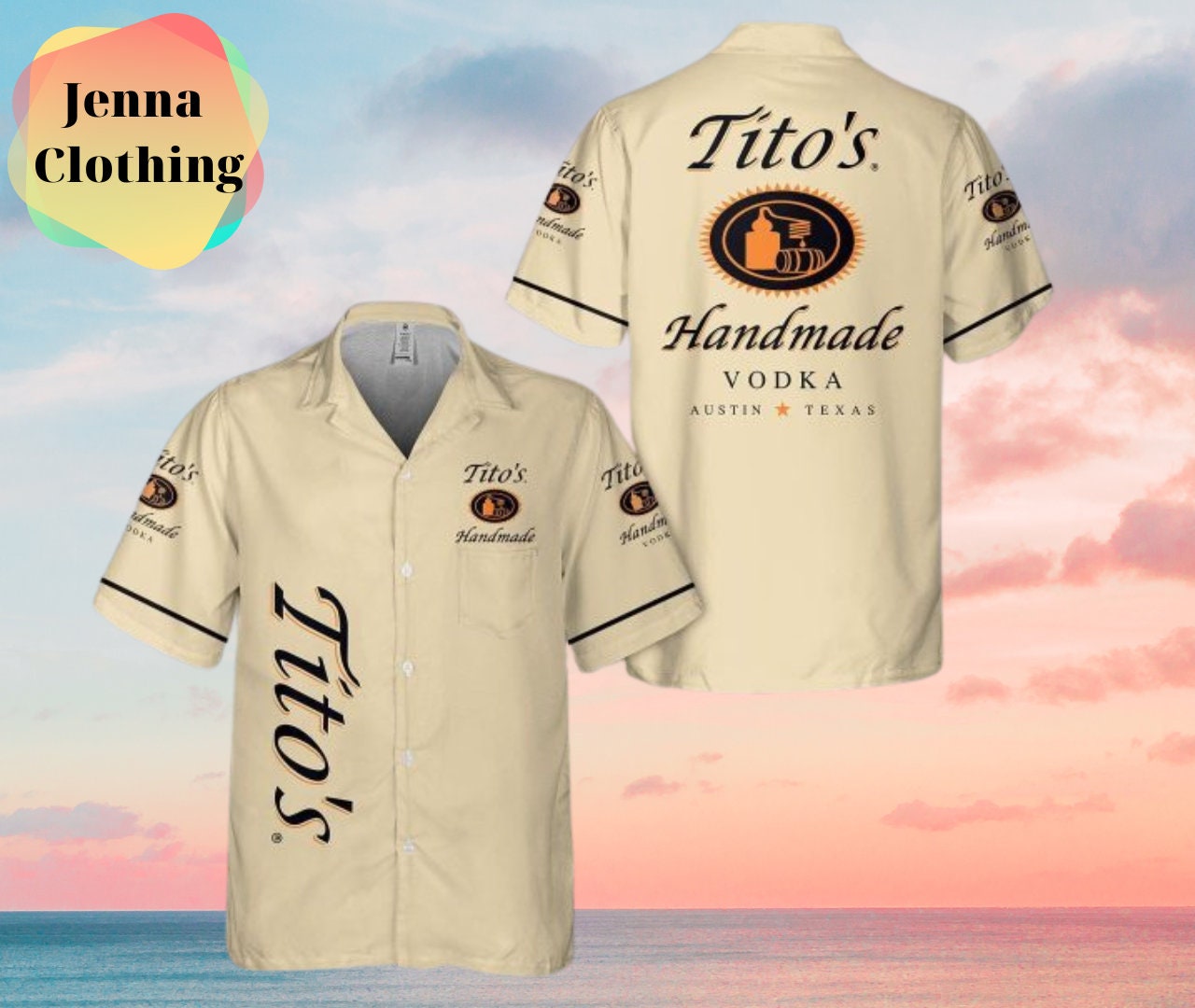 Tito's handmade Beach Hawaiian Shirt Aloha Shirt