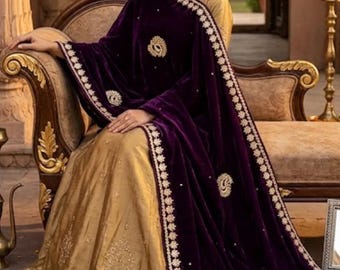 Good Quality Velvet Gotta Patti  work Dupatta for lehnga and suits and for Fancy Parties