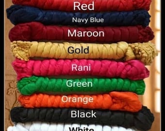 Pack of 10 Pieces of simple chifoon dupatta for women