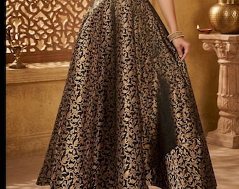 Banarasi Silk brocade skirt For Women