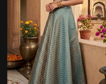 Banarasi Silk brocade skirt For Women