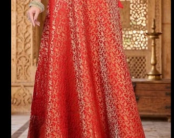 Banarasi Silk brocade skirt For Women