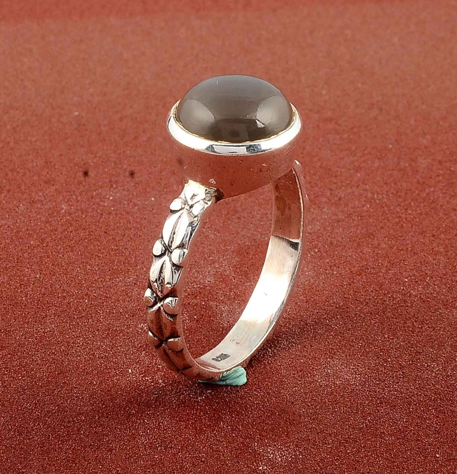 Brown Gemstone ring925 sterling silver ringhandmade Etsy