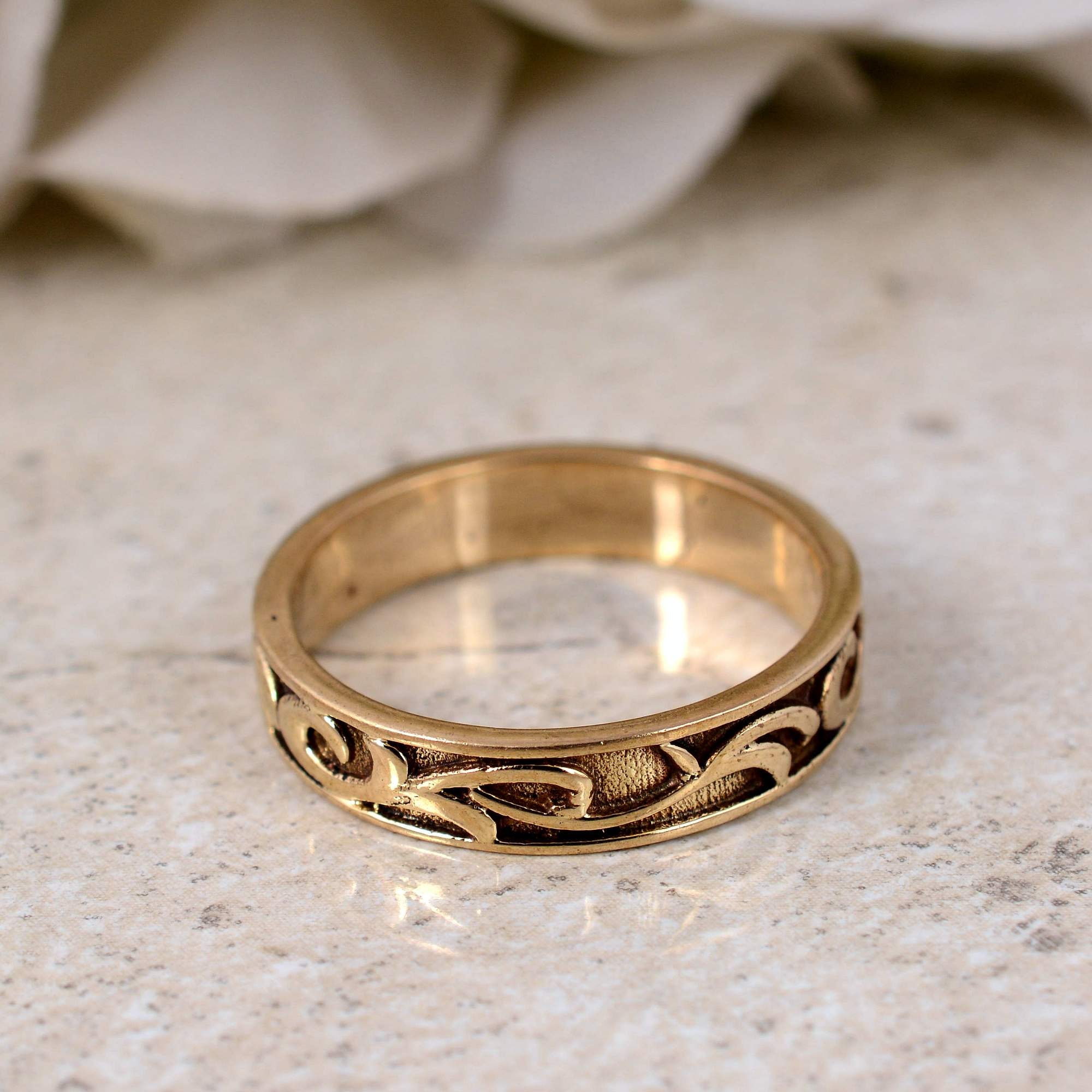 Celtic Ring Gold Etsy Singapore