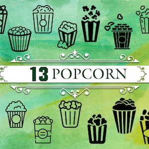 POPCORN SVG, popcorn, silhouette svg, popcorn box, popcorn clipart, popcorn silhouette, popcorn clip art, popcorn svg file, pop corn svg,svg