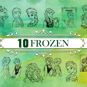FROZEN SVG, elsa svg, winter svg, frozen silhouette, family clipart, frozen vector, frozen cricut, frozen dxf, cartoon sisters,sisters svg