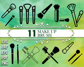 MAKE UP BRUSH svg, make up svg, makeup svg, svg files, mascara svg, make up, makeup brush svg, beauty svg, makeup brush holder,make over,svg