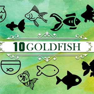 GOLDFISH SVG, goldfish, fish svg, goldfish clipart, gold fish, tropical fish svg, gold fish svg, svg cut file,svg files,gold fish,vector svg
