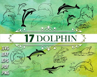 DOLPHIN SVG, dolphin clipart, dolphins svg, dolphin silhouette, dolphin cut file, dolphin, dolphin cricut, dolphin dxf, dolphin svg file,svg