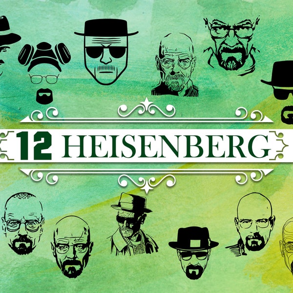 HEISENBERG SVG, heisenberg, breaking bad svg, walter white svg, heisenberg dxf, heisenberg cut, funny svg design, svg cut, super dad svg,svg