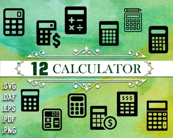 Kalkylator SVG, matematikutbildning svg, skola svg, kalkylator clipart, matematik svg, kalkylator dxf, kalkylator siluett, kalkylator stencil, dxf