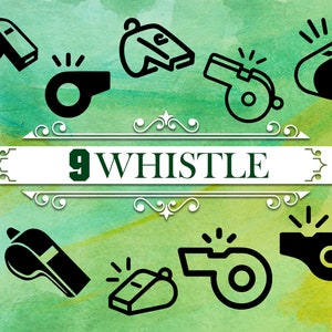 WHISTLE SVG, whistle clipart, whistle, referee svg, whistle silhouette, duck call svg, whistle vector, svg silhouette, sports svg, svg file