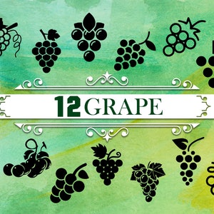 GRAPE SVG, grapes svg, wine svg, grape, grape vector, grape clipart, grape silhouette, grape vine, grape soda, grape cut file,silhouette svg