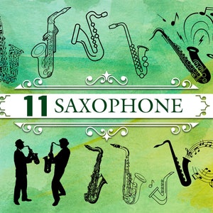 SAXOPHONE SVG, Svg, Saxophon, Marschband Svg, Saxophon Clipart, Silhouette Svg, Svg-Datei, Saxophon, Saxophon Silhouette, musikalische Svg, Svg