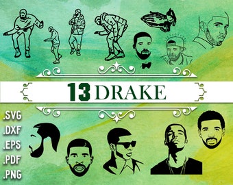 DRAKE SVG, drake, duck hunting svg, svg file silhouette, drake vector, drake cut file, drake svg file, svg clip art, drake - male duck, svg