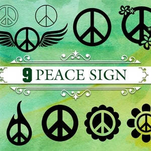 PEACE SIGN SVG, peace svg, peace sign, peace symbol svg, peace sign clipart, peace cut file,peace sign vector,peace clipart,peace silhouette
