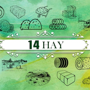HAY SVG, fall svg, pumpkin svg, hay, hay rides, hay ride svg, hay clipart, silhouette svg, hay vector, hay girl,hay clip art,heifer head svg