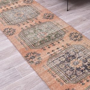 2x11 Vintage Turkish Wool Runner Rug: Anatolian Antique Rug