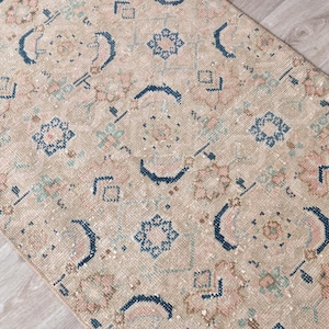 2x11 Vintage Turkish Wool Runner Rug: Anatolian Kilim