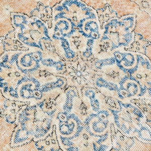 6x8 Turkish Vintage Oushak Wool Rug 6x8 Vintage Rug 6x8 Rug 6x8 Turkish Rug Vintage Rug Turkish Rug 6x8 Muted Rug 6x8 Area Rug