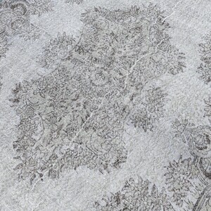 6x10 Vintage Turkish Oushak Rug: Handmade Wool Area Rug