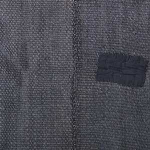 7x9 Turkish Hemp Kilim Rug: Faded Vintage Style