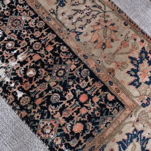 3x4 Vintage Turkish Wool Kilim Rug: Handmade Muted Area Rug