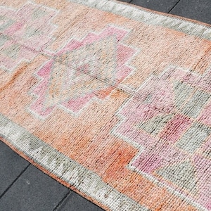 3x11 Vintage Runner,3x11 Vintage Rug,3x11 Runner Rug,3x11 Rug,3x11 Turkish Rug,3x11 Muted Rug, Runner Rug, 3x11 Faded Rug, Runner 3x11