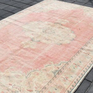 7x10 Oversize Turkish Vintage Rug,7x10 Rug,Oversize Rug,7x10 Turkish Rug,7x10 Area Rug,Wool Rug, 7x10 Vintage Rug, Rug 7 x 10