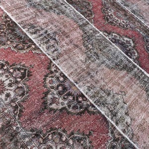 9x12 Vintage Wool Rug,9x12 vintage rug,9x12 rug 9x12 Turkish Rug,9x12 faded rug,Vintage rug,9x12 wool rug,9x12 muted rug,9x12 Area Rug,25003