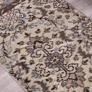 2x3 Turkish Vintage Rug,2x3 Vintage Rug,2x3 Oushak Rug,2x3 Turkish Rug,Turkey Rug,2x3 Area Rug,Wool Rug,Bathroom Rug,Doormat Rug,2x3 Doormat